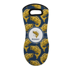 Fish Neoprene Oven Mitt w/ Name or Text