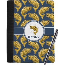 Fish Notebook Padfolio - Large w/ Name or Text