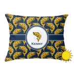 Fish Outdoor Throw Pillow (Rectangular) (Personalized)