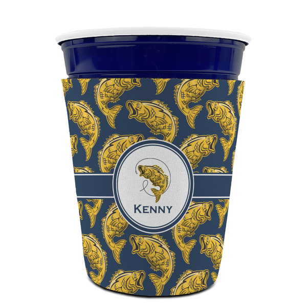 Fish Party Cup Sleeves - without bottom - FRONT (on cup)