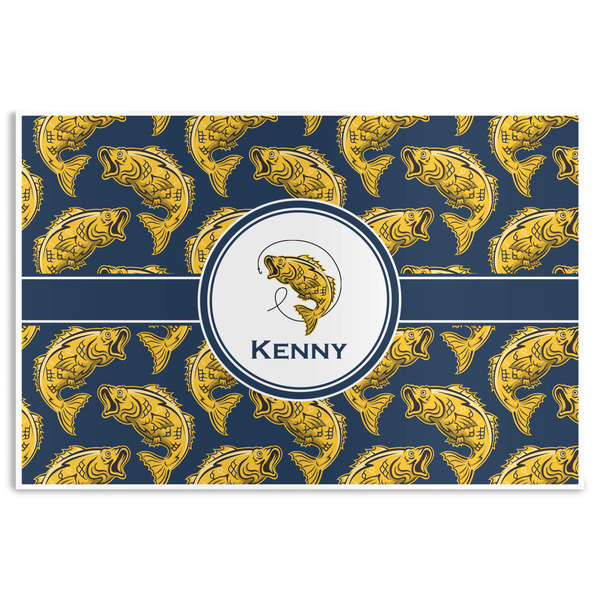 Custom Fish Disposable Paper Placemats (Personalized)