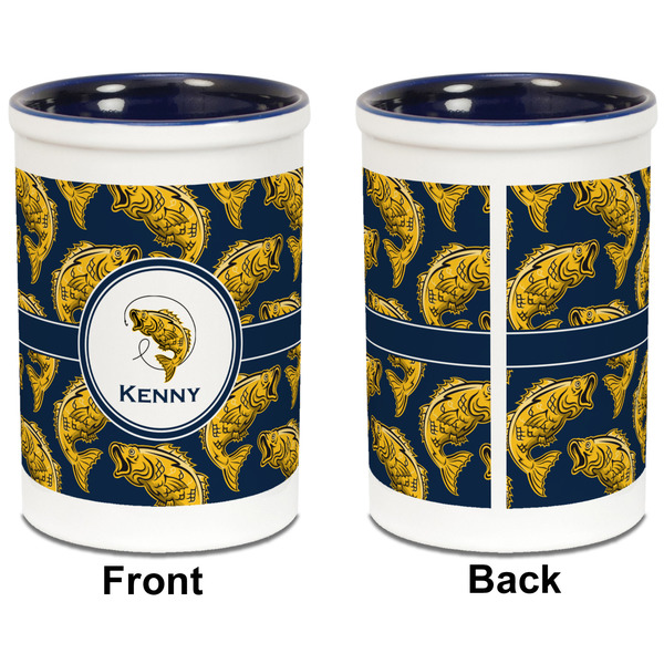 Fish Pencil Holder - Blue - approval