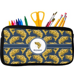 Fish Neoprene Pencil Case - Small w/ Name or Text