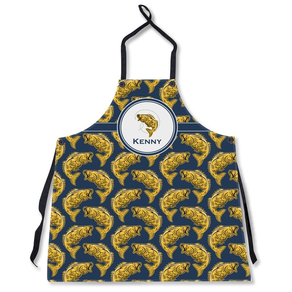 Custom Fish Apron Without Pockets w/ Name or Text