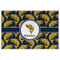 Fish Laminated Placemat w/ Name or Text