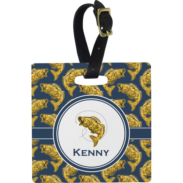 Fish Personalized Square Luggage Tag