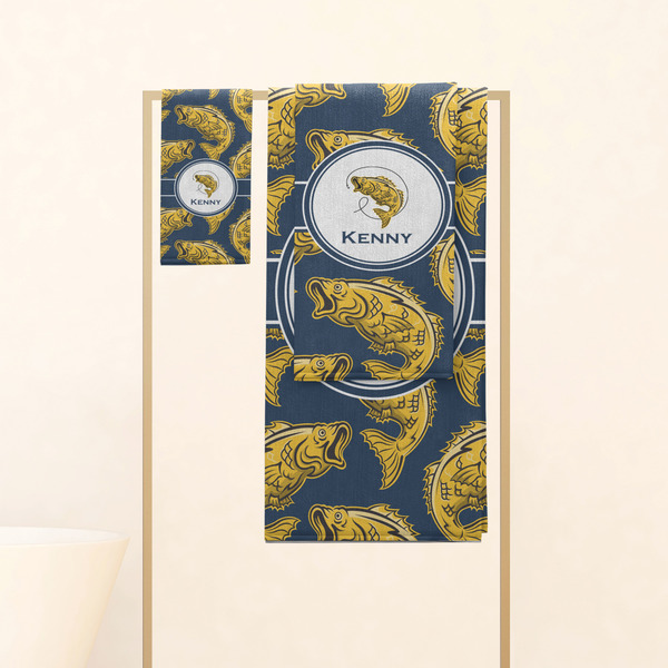 Fish Personalized Towel Set