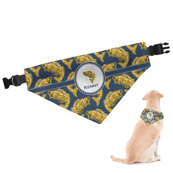 Custom Fish Dog Bandana - Medium (Personalized)