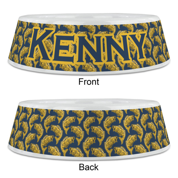 Fish Plastic Pet Bowls - Large - APPROVAL