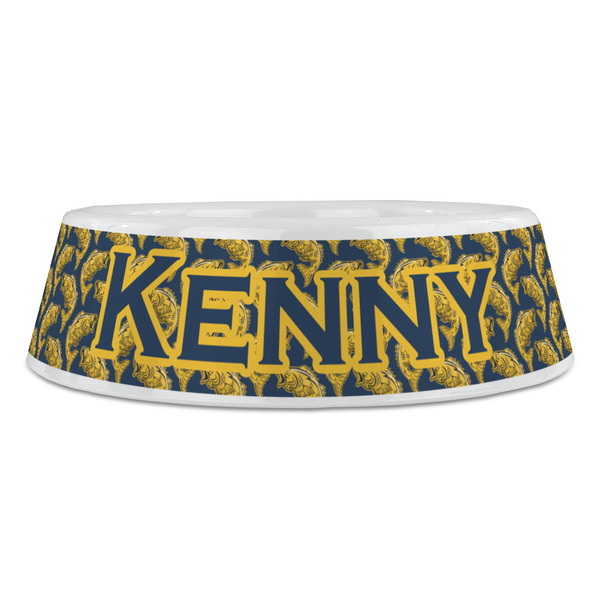 Fish Plastic Pet Bowls - Large - FRONT