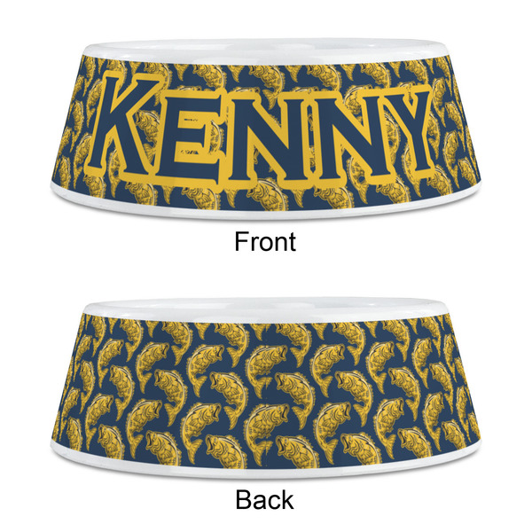 Fish Plastic Pet Bowls - Medium - APPROVAL