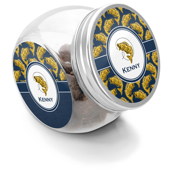 Custom Fish Puppy Treat Jar (Personalized)