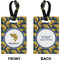Fish Rectangle Luggage Tag (Front + Back)