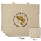 Fish Reusable Cotton Grocery Bag - Front & Back View