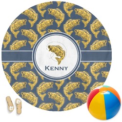 Fish Round Beach Towel (Personalized)