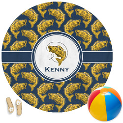 Fish Round Beach Towel (Personalized)