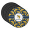 Fish Round Rubber Backed Coasters - Set of 4 (Personalized)