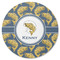 Fish Round Rubber Backed Coaster (Personalized)