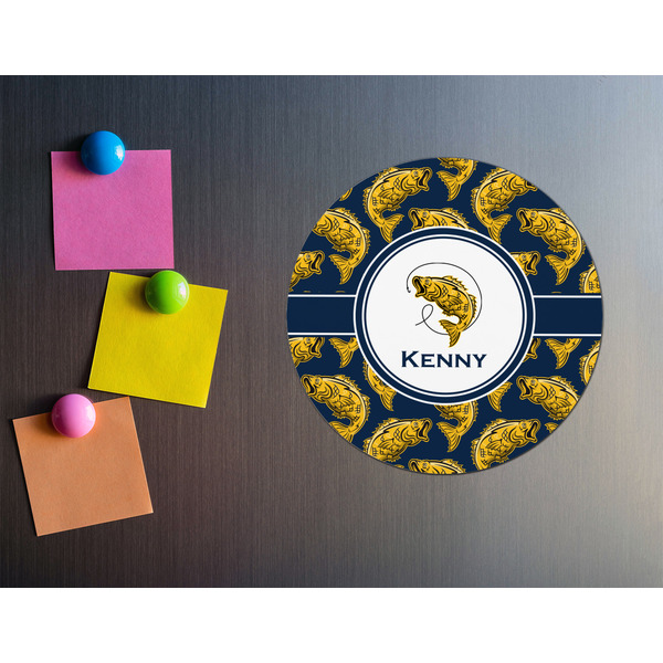 Fish Round Fridge Magnet - LIFESTYLE