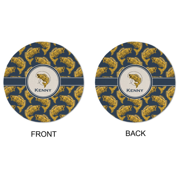 Fish Round Linen Placemats - APPROVAL (double sided)