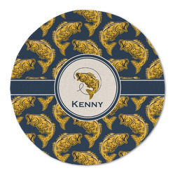Fish Round Linen Placemat (Personalized)