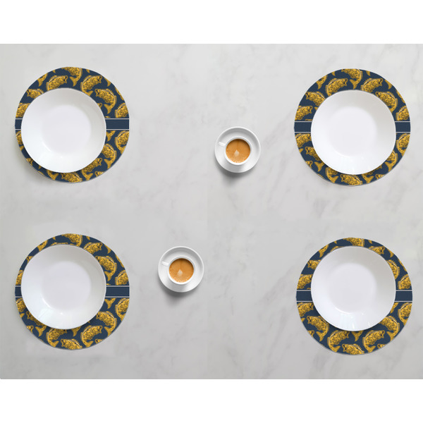 Fish Round Linen Placemats - LIFESTYLE (set of 4)