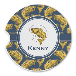 Fish Sandstone Car Coaster - Single (Personalized)
