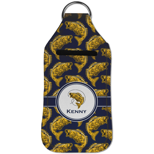 Fish Sanitizer Holder Keychain - Large (Front)