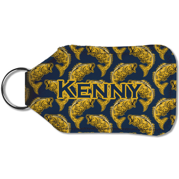 Fish Sanitizer Holder Keychain - Small (Back)