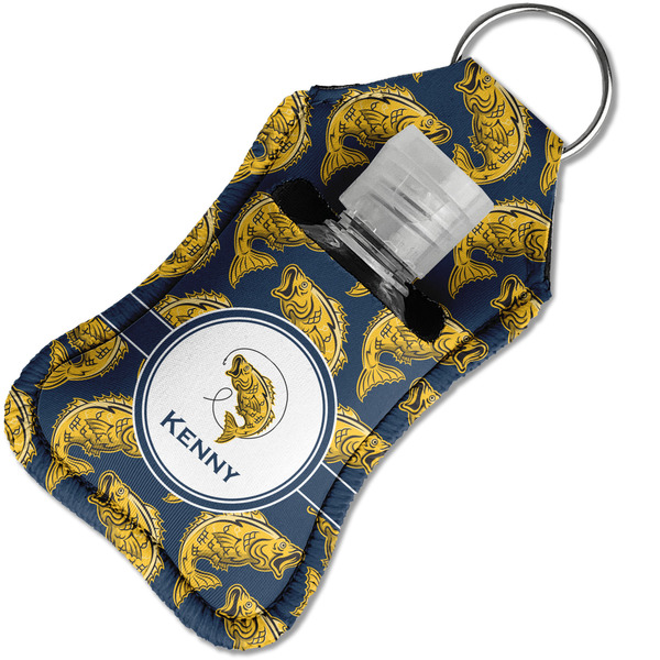 Fish Sanitizer Holder Keychain - Small in Case