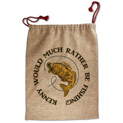Fish Santa Sack - Front (Personalized)