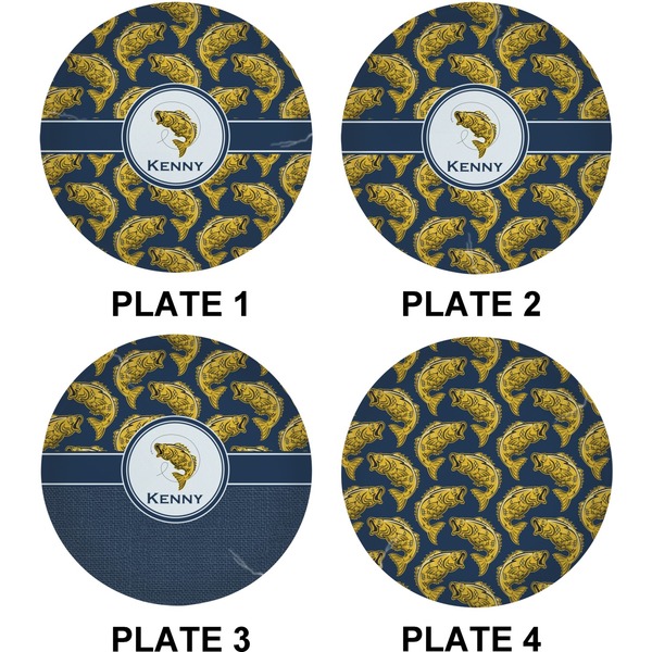 Fish Set of Lunch / Dinner Plates (Approval)