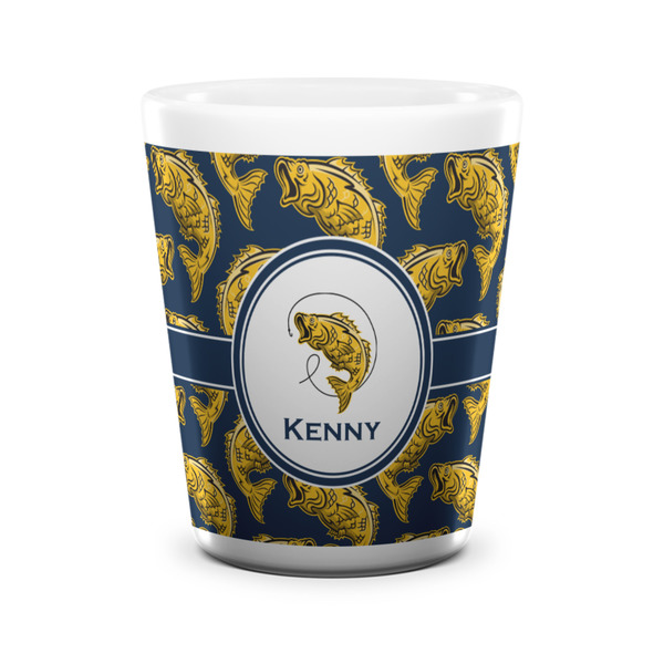 Fish Shot Glass - White - FRONT