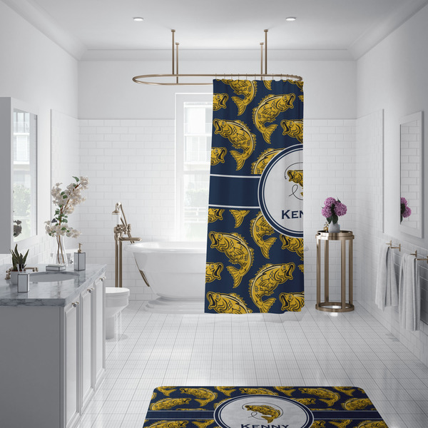 Fish Shower Curtain - 70"x83"