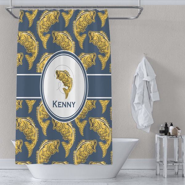 Fish Shower Curtain Lifestyle