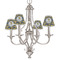 Fish Small Chandelier Shade - LIFESTYLE (on chandelier)