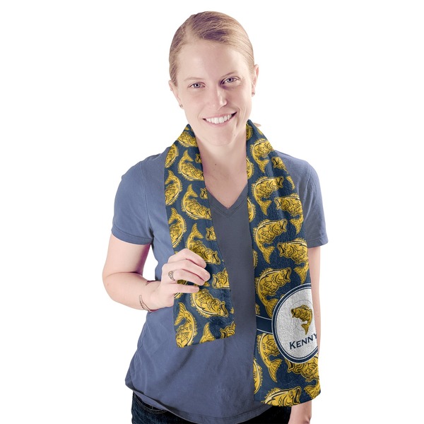 Fish Sport Towel - Exercise use - Model