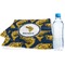 Fish Sports Towel Folded with Water Bottle