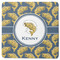 Fish Square Rubber Backed Coaster (Personalized)