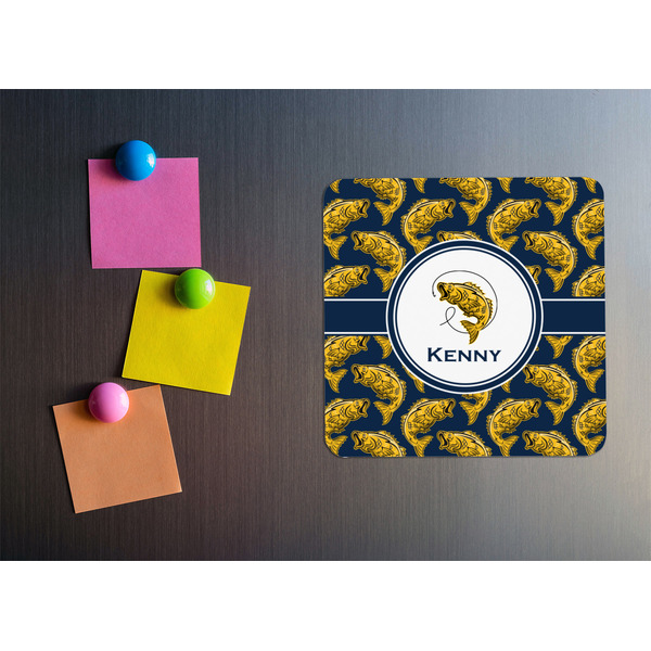 Fish Square Fridge Magnet - LIFESTYLE