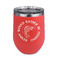 Fish Stemless Stainless Steel Wine Tumbler - Coral - Single Sided (Personalized)
