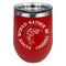 Fish Stemless Stainless Steel Wine Tumbler - Red - Double Sided (Personalized)