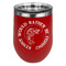 Fish Stainless Wine Tumblers - Red - Single Sided - Front