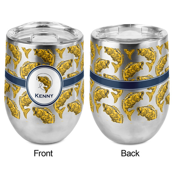 Fish Stemless Wine Tumbler - Full Print - Approval