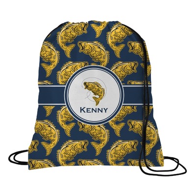 Fish Drawstring Backpack - Medium (Personalized)