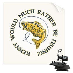 Fish Sublimation Transfer - Shirt Back / Men (Personalized)