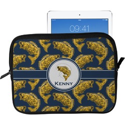 Fish Tablet Case / Sleeve - Large (Personalized)