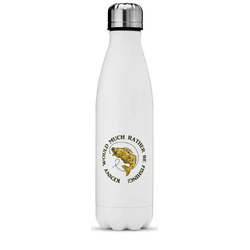 Fish Water Bottle - 17 oz. - Stainless Steel - Full Color Printing (Personalized)