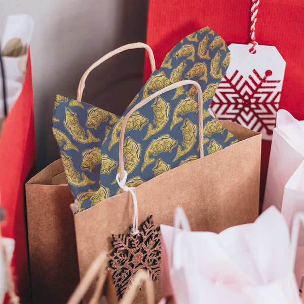 Fish Tissue Paper - In Gift Bag