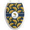 Fish Toilet Seat Decal - Elongated (Personalized)
